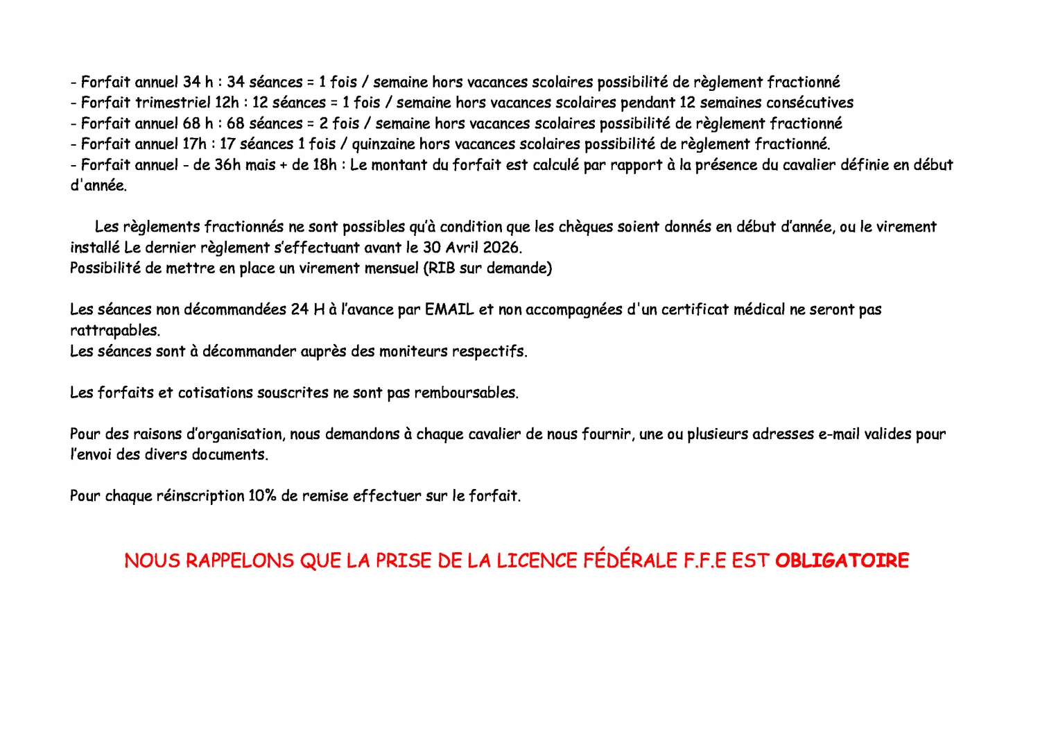 ferme equestre missillac